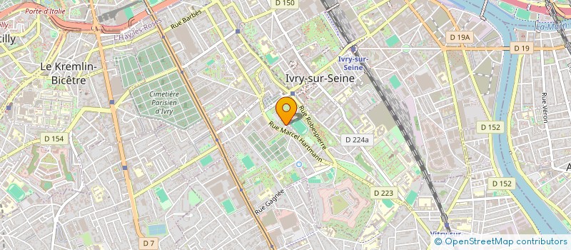 localisation de l'entreprise NC MEDIAS à IVRY-SUR-SEINE