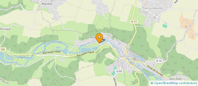 localisation de l'entreprise NC MENUISERIE  VALMONT