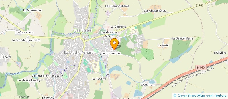 localisation de l'entreprise NC MENUISERIE à SAINT-MATHURIN