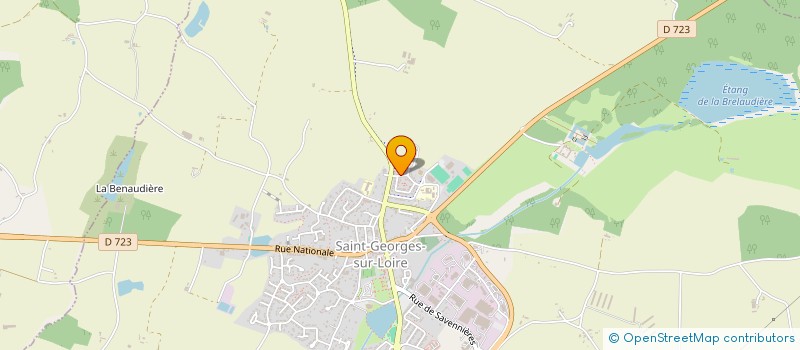 localisation de l'entreprise NC MENUISERIE à SAINT-GEORGES-SUR-LOIRE