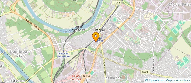 localisation de l'entreprise NC NCA  ERAGNY