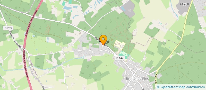 localisation de l'entreprise NC PLOMBERIE CHAUFFAGE  BRETTE-LES-PINS