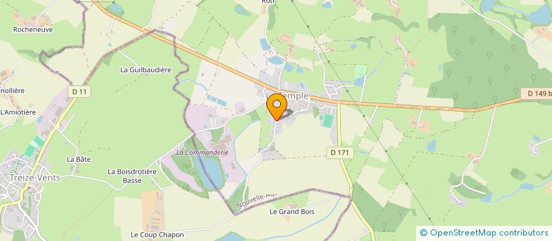 localisation de l'entreprise NC PREFA  MAULEON