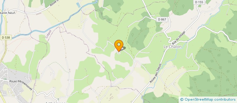 localisation de l'entreprise NC PRINT  LE CHALON