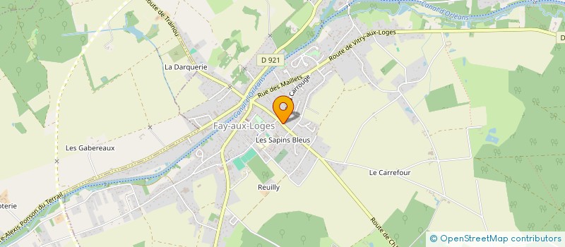 localisation de l'entreprise NC PRO à FAY-AUX-LOGES