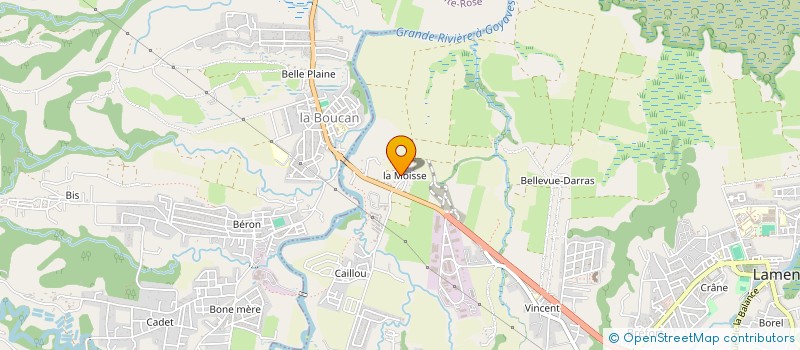 localisation de l'entreprise NC.PROFILS ALU à LAMENTIN