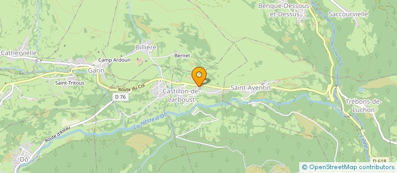 localisation de l'entreprise NC PROMOTION  CASTILLON-DE-LARBOUST