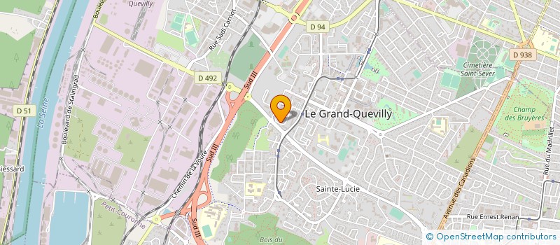 localisation de l'entreprise NC RAVALEMENT  LE GRAND-QUEVILLY