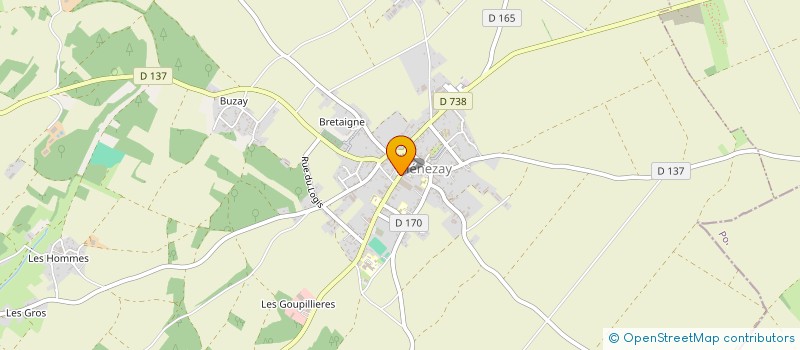 localisation de l'entreprise NC RENOV'  THENEZAY