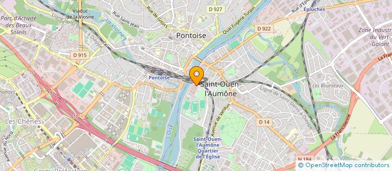 localisation de l'entreprise NC RHUM à SAINT-OUEN-L'AUMONE