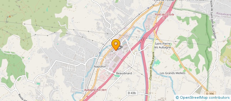 localisation de l'entreprise NC SERVICES  AUBAGNE