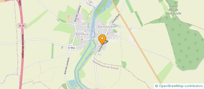 localisation de l'entreprise NC SERVICES à BANTOUZELLE
