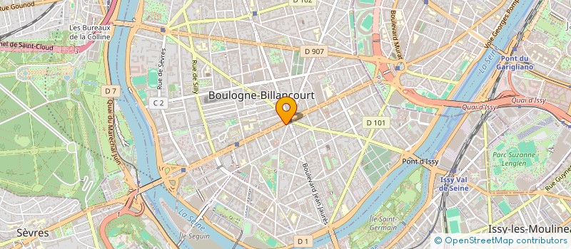 localisation de l'entreprise NC SMI à BOULOGNE-BILLANCOURT