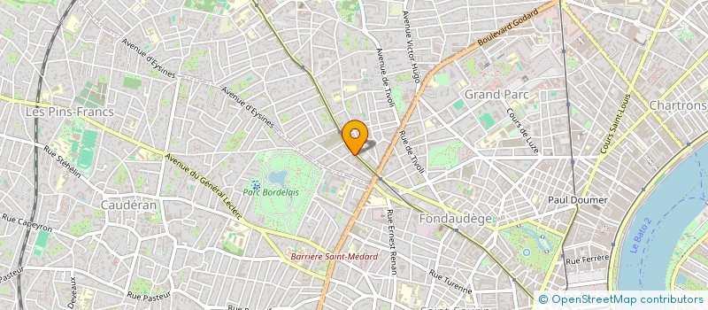 localisation de l'entreprise NC-TEAM  LE BOUSCAT