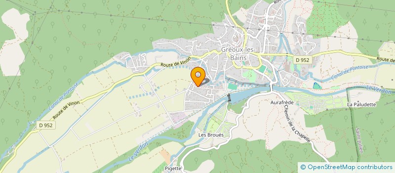 localisation de l'entreprise NC TP à GREOUX-LES-BAINS