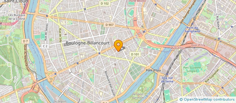 localisation de l'entreprise NC TRADING à BOULOGNE-BILLANCOURT