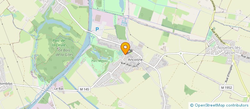 localisation de l'entreprise NC TRAVAUX D'EXTERIEUR  HOUPLIN-ANCOISNE