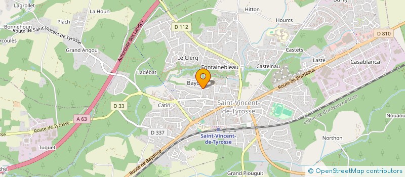 localisation de l'entreprise NC UNIT  SAINT-VINCENT-DE-TYROSSE
