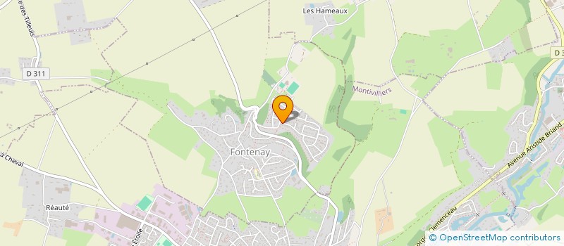 localisation de l'entreprise NC2A  FONTENAY