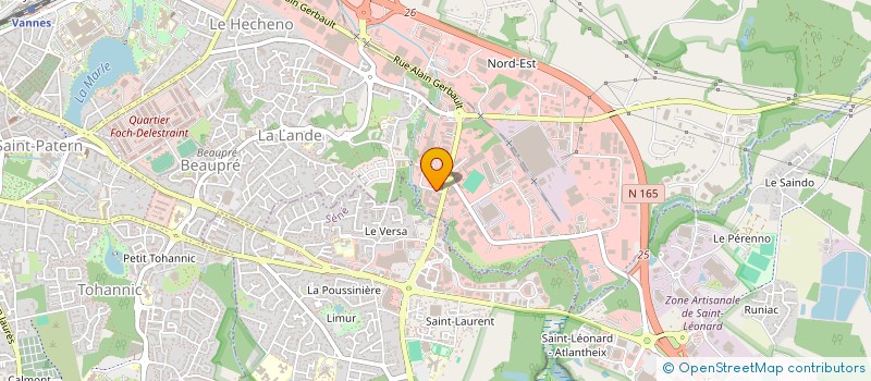 localisation de l'entreprise NC2K à VANNES