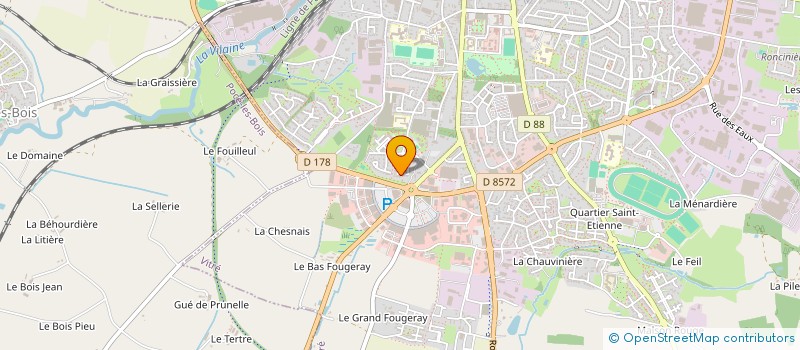 localisation de l'entreprise NC2L  VITRE
