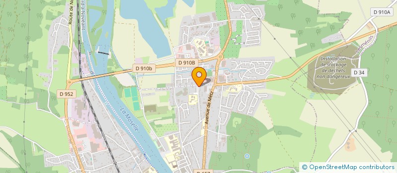 localisation de l'entreprise NC2M  PONT-A-MOUSSON