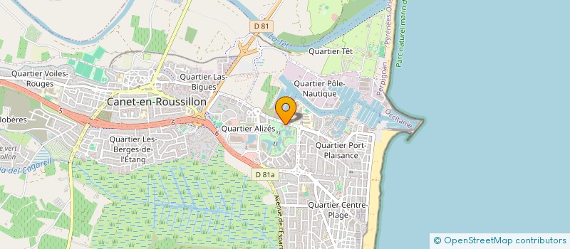 localisation de l'entreprise NC2S  CANET-EN-ROUSSILLON