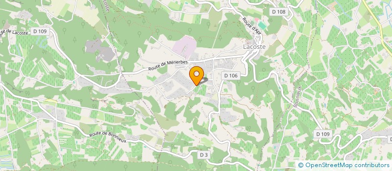 localisation de l'entreprise NC3I  LACOSTE