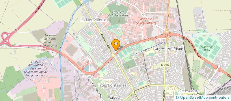 localisation de l'entreprise NCA  REIMS