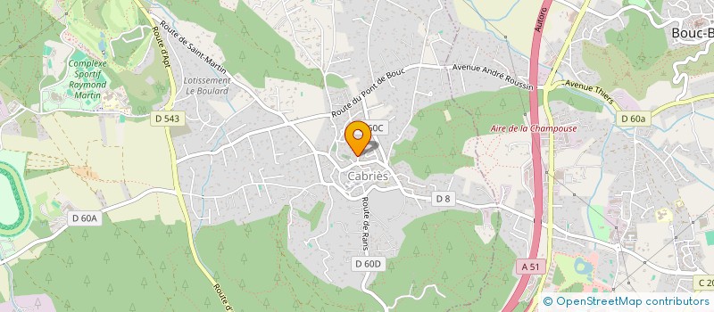 localisation de l'entreprise NCA  CABRIES