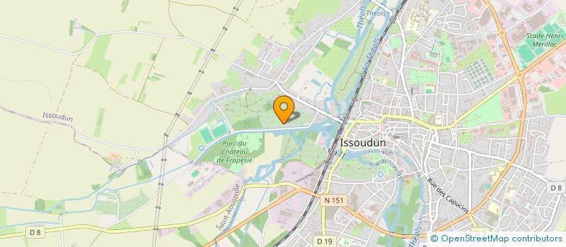 localisation de l'entreprise NCA INVEST à ISSOUDUN