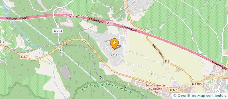 localisation de l'entreprise NCA RENOVATION à SAINT-MAXIMIN-LA-SAINTE-BAUME