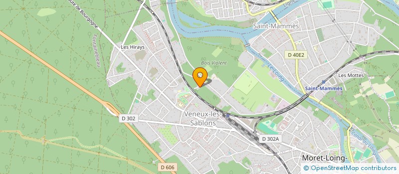 localisation de l'entreprise NCA SF96  MORET-LOING-ET-ORVANNE