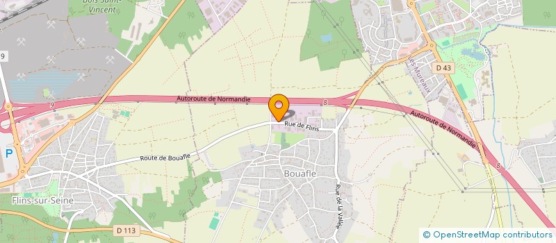 localisation de l'entreprise NCAC à BOUAFLE