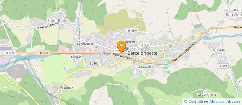 localisation de l'entreprise NCACPM à BARCELONNETTE