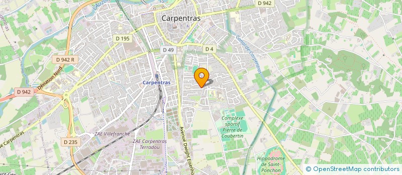 localisation de l'entreprise NCAF 2 à CARPENTRAS