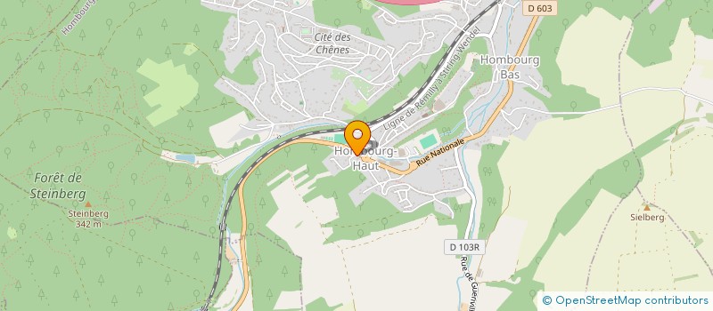 localisation de l'entreprise NCB à HOMBOURG-HAUT