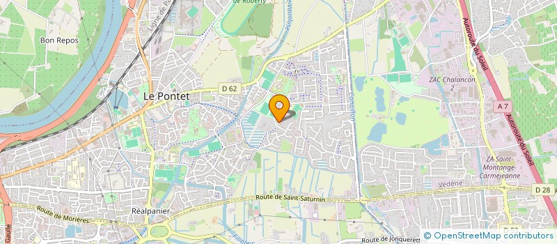 localisation de l'entreprise NCB  LE PONTET