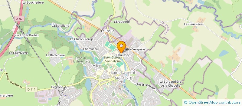 localisation de l'entreprise NCB IMMO à SAINT-LAURENT-SUR-SEVRE