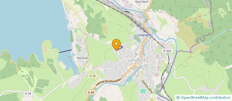 localisation de l'entreprise NCB IMMOBILIER  LANGOGNE