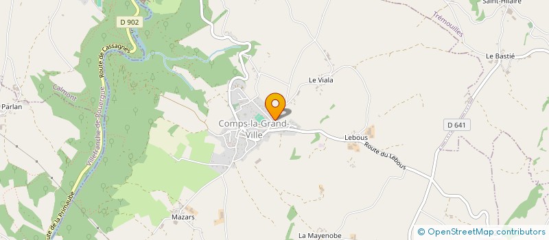 localisation de l'entreprise NCB SALAYROU  COMPS-LA-GRAND-VILLE