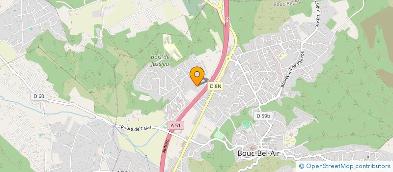 localisation de l'entreprise NCB TRAVAUX à BOUC-BEL-AIR