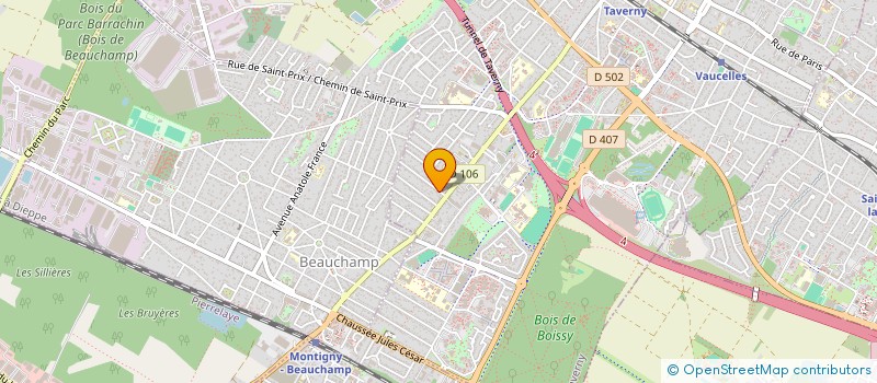 localisation de l'entreprise NCBM  TAVERNY