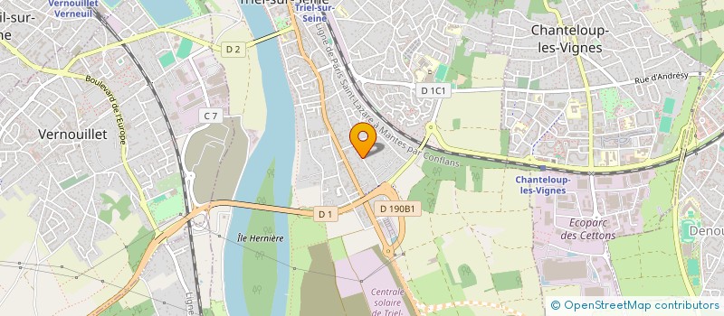 localisation de l'entreprise NCC-1701 à TRIEL-SUR-SEINE