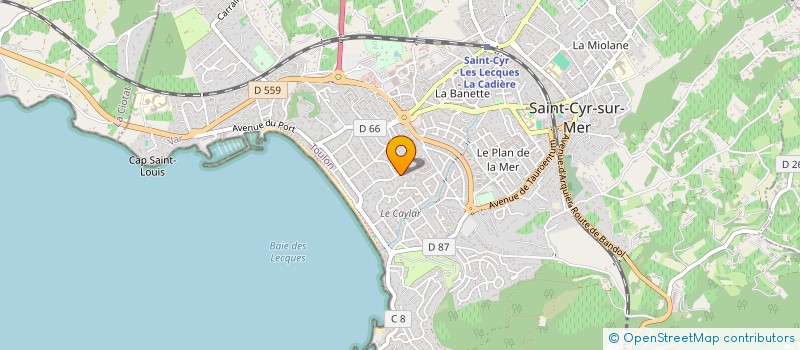 localisation de l'entreprise NCC à SAINT-CYR-SUR-MER