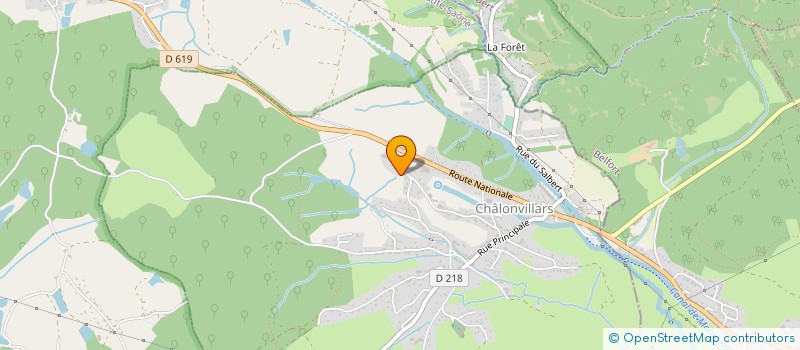 localisation de l'entreprise NCC - INFO  ECHAVANNE