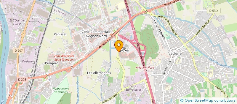 localisation de l'entreprise NCCA à VEDENE