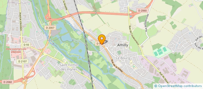 localisation de l'entreprise NCCO à AMILLY