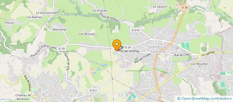 localisation de l'entreprise NCCR BEGUIN  GREZIEU-LA-VARENNE