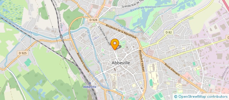 localisation de l'entreprise NCCYCLES à ABBEVILLE